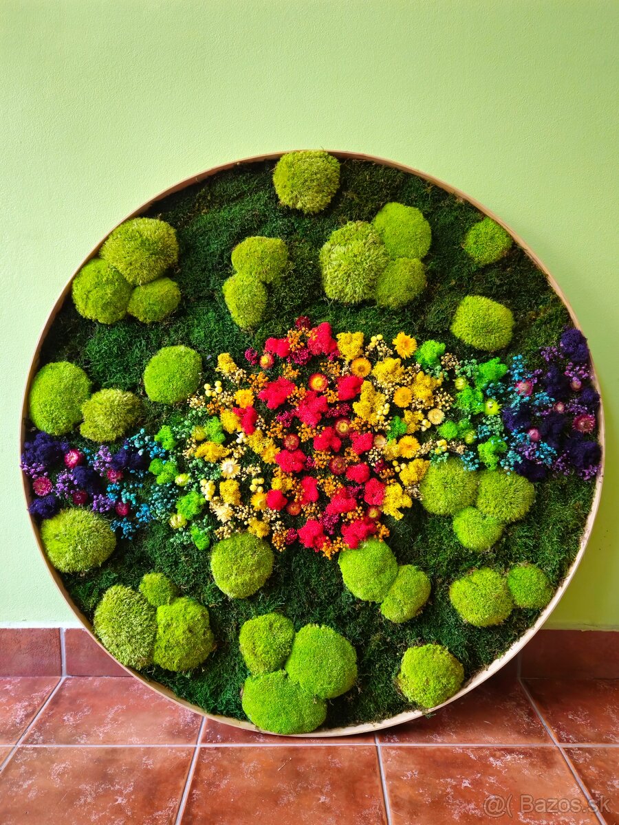 Machový obraz dúha - 8