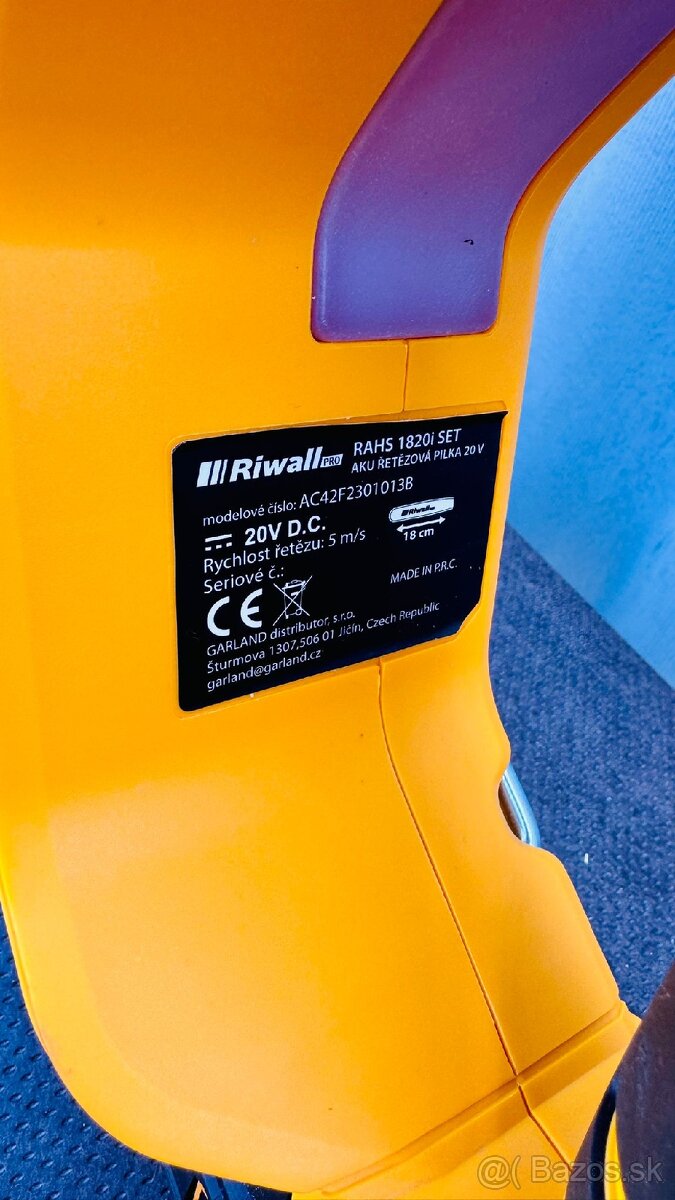 Riwall aku pila + aku kosačka - 8