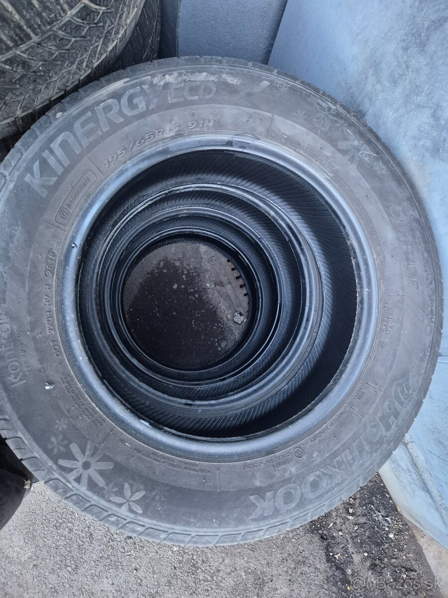 Predam letne pneu 4x 195/65R15 Hankook - 8