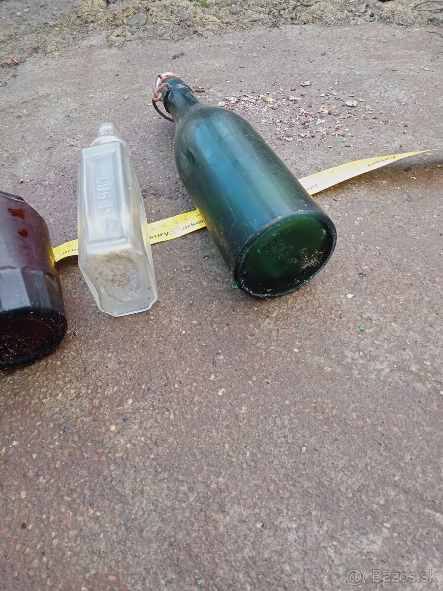 Staré fľaše na dekoráciu - 8