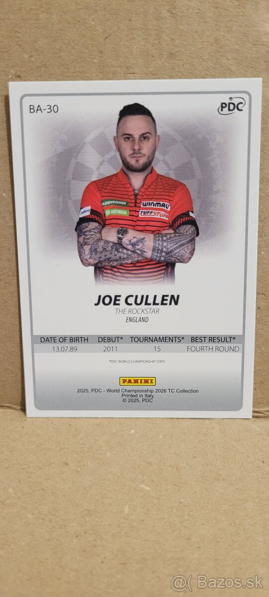 Hráči PDC Darts Šípky #3 2026 - 8