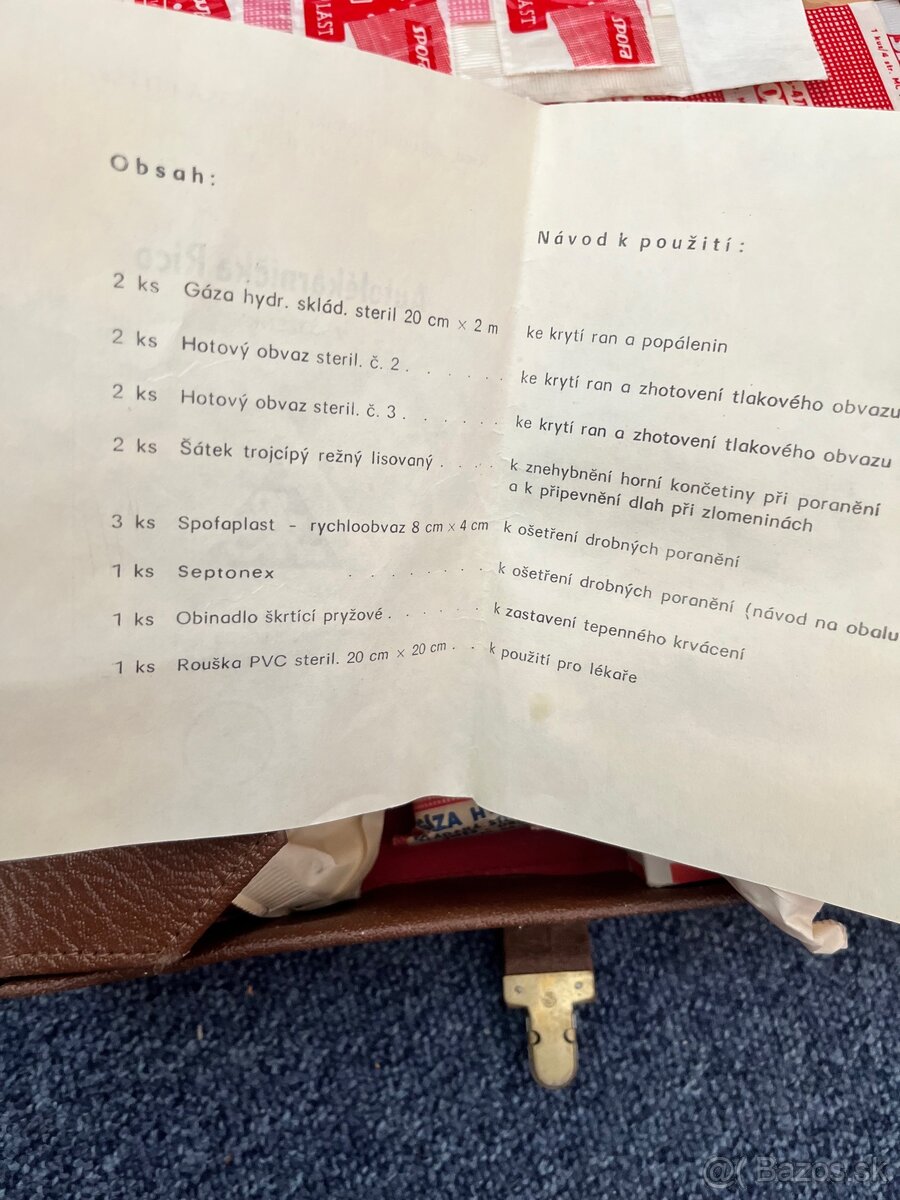 Autolekárnička 1979 - 8