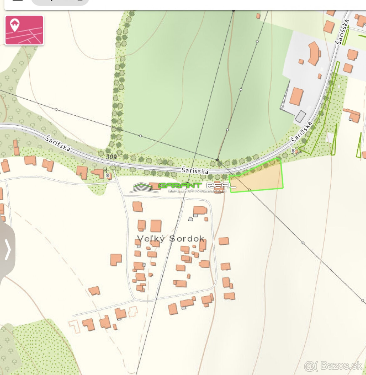 Predaj stavebné pozemky 525 m2, 546 m2, 1367 m2, Kanaš - 8