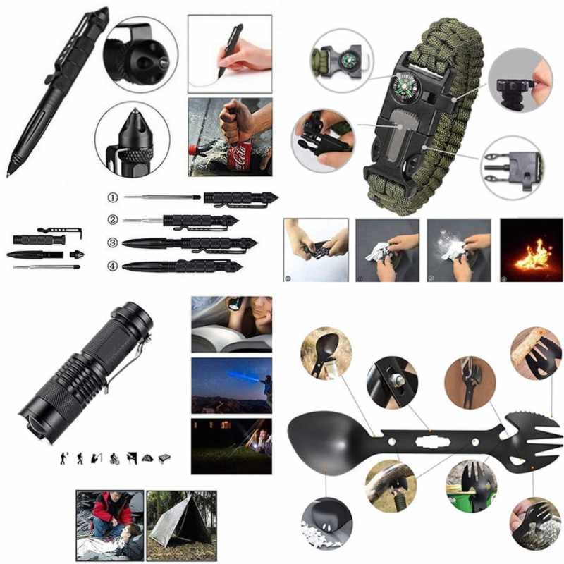 Taktická sada na prežitie extra veľká + darček ZDARMA - 8