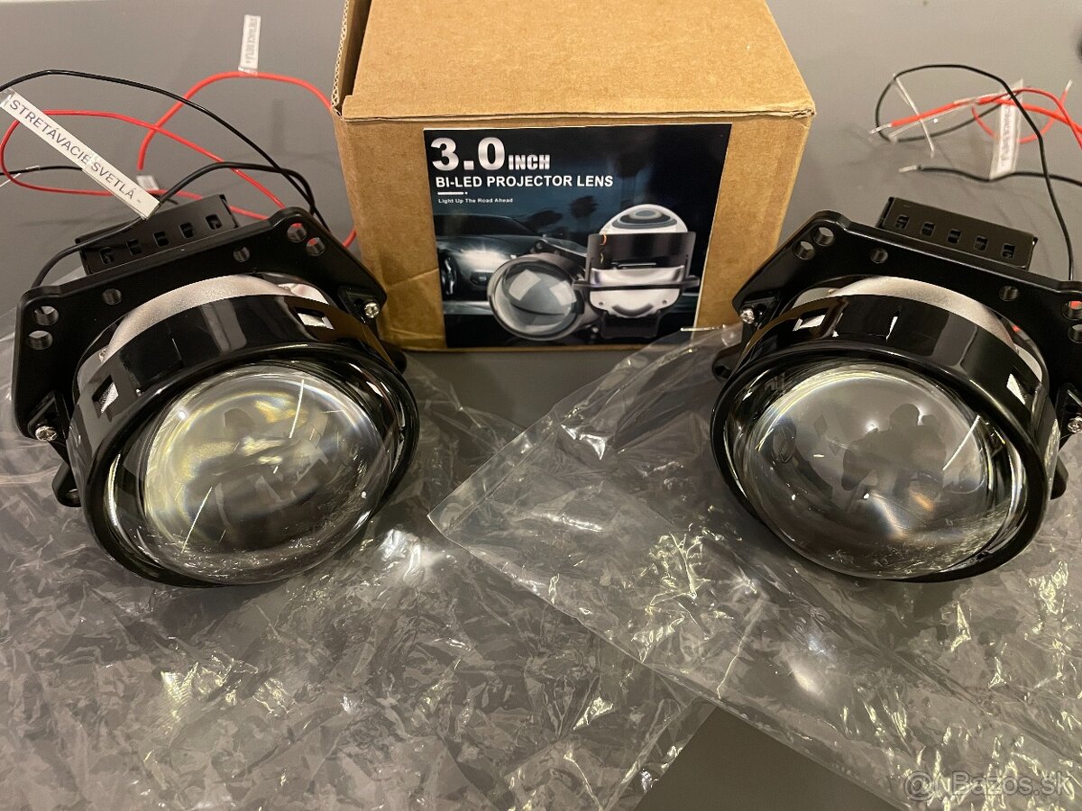 BI-LED sada 3”projektorové šošovky 6000K (typ HELLA 3R G5) - 8