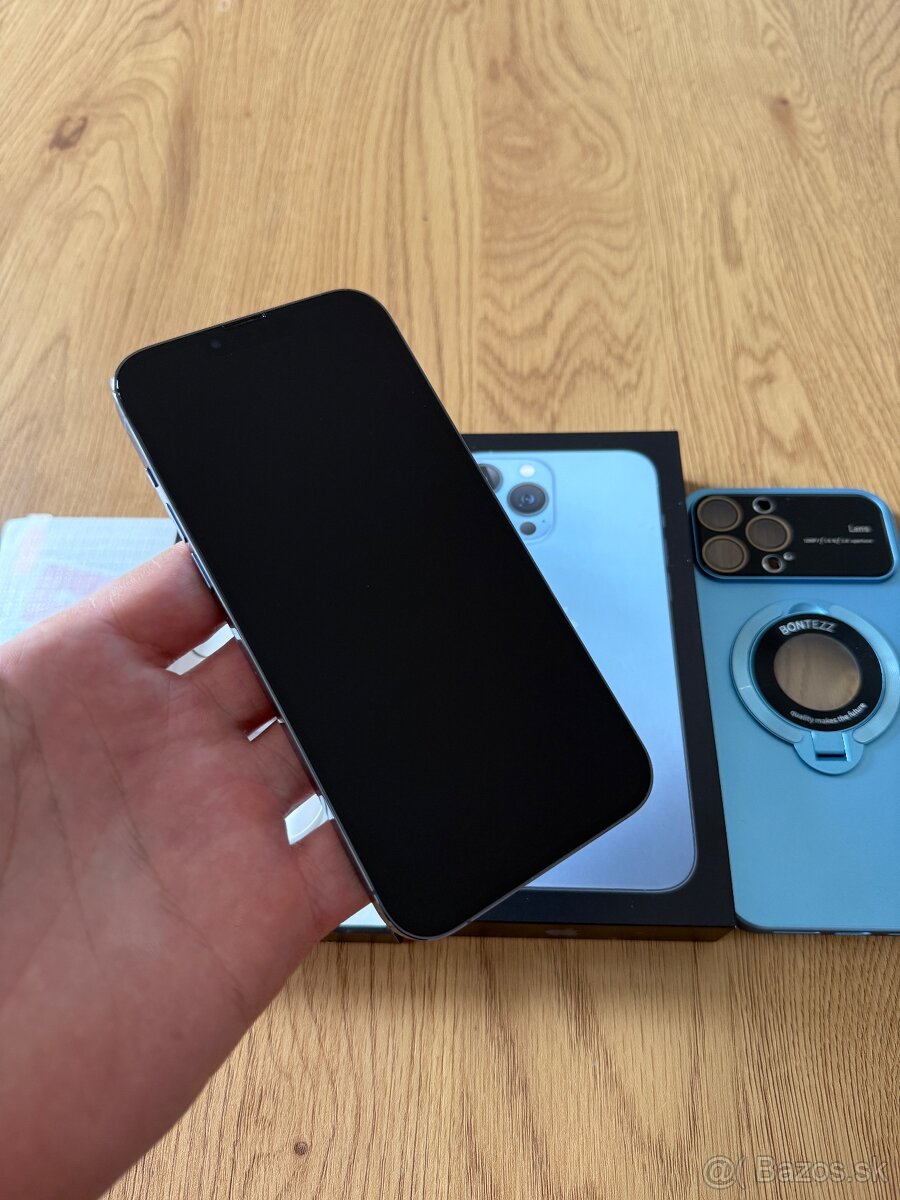 iPhone 13 Pro Max 128 gb Sierra Blue v záruke +prislušenstvo - 8