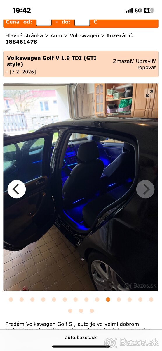 Predam golf 5 1,9 tdi - 8