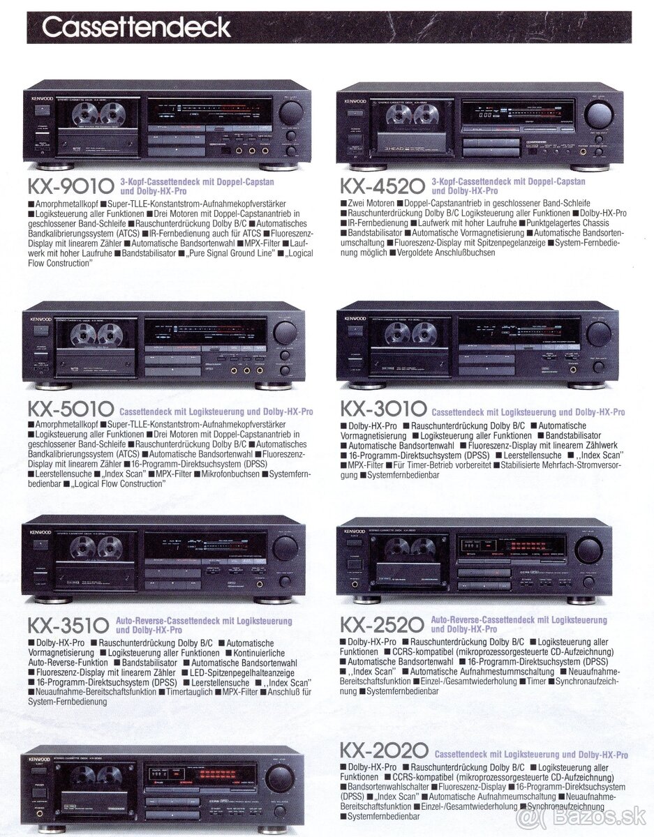 Predam kazetak 2x NAD,3-head Kenwood,JVC a dvojdeck rozne - 8