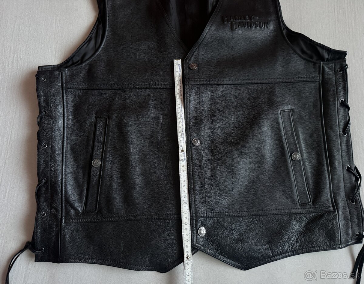HARLEY DAVIDSON® kožená vesta 2XL - 8
