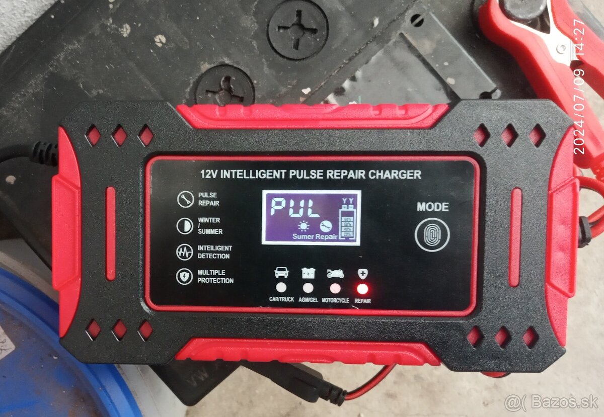 Na predaj inteligentná autonabíjačka 12V/6A - 8