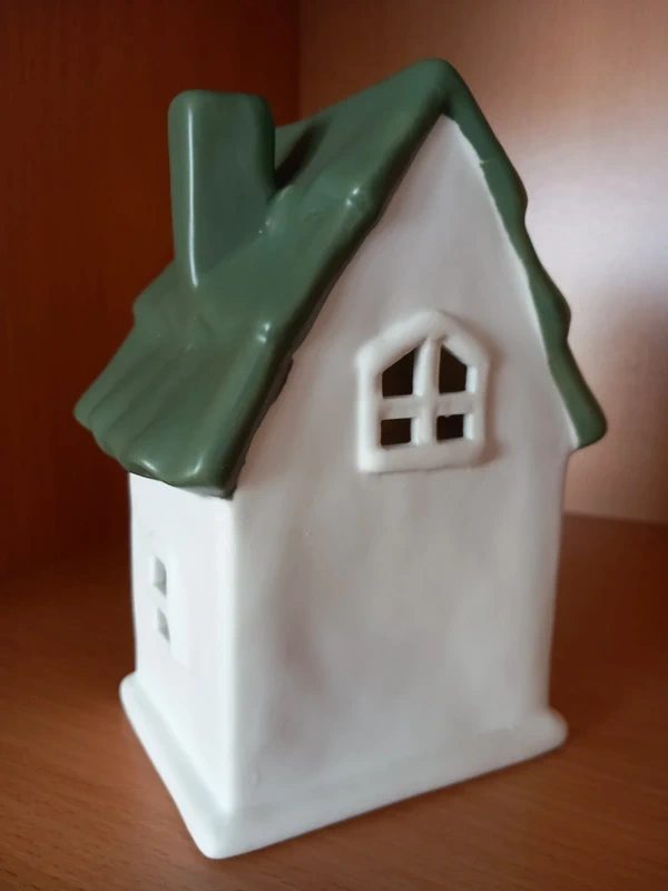 Keramický Led domček 16,5x12x8 cm - 8
