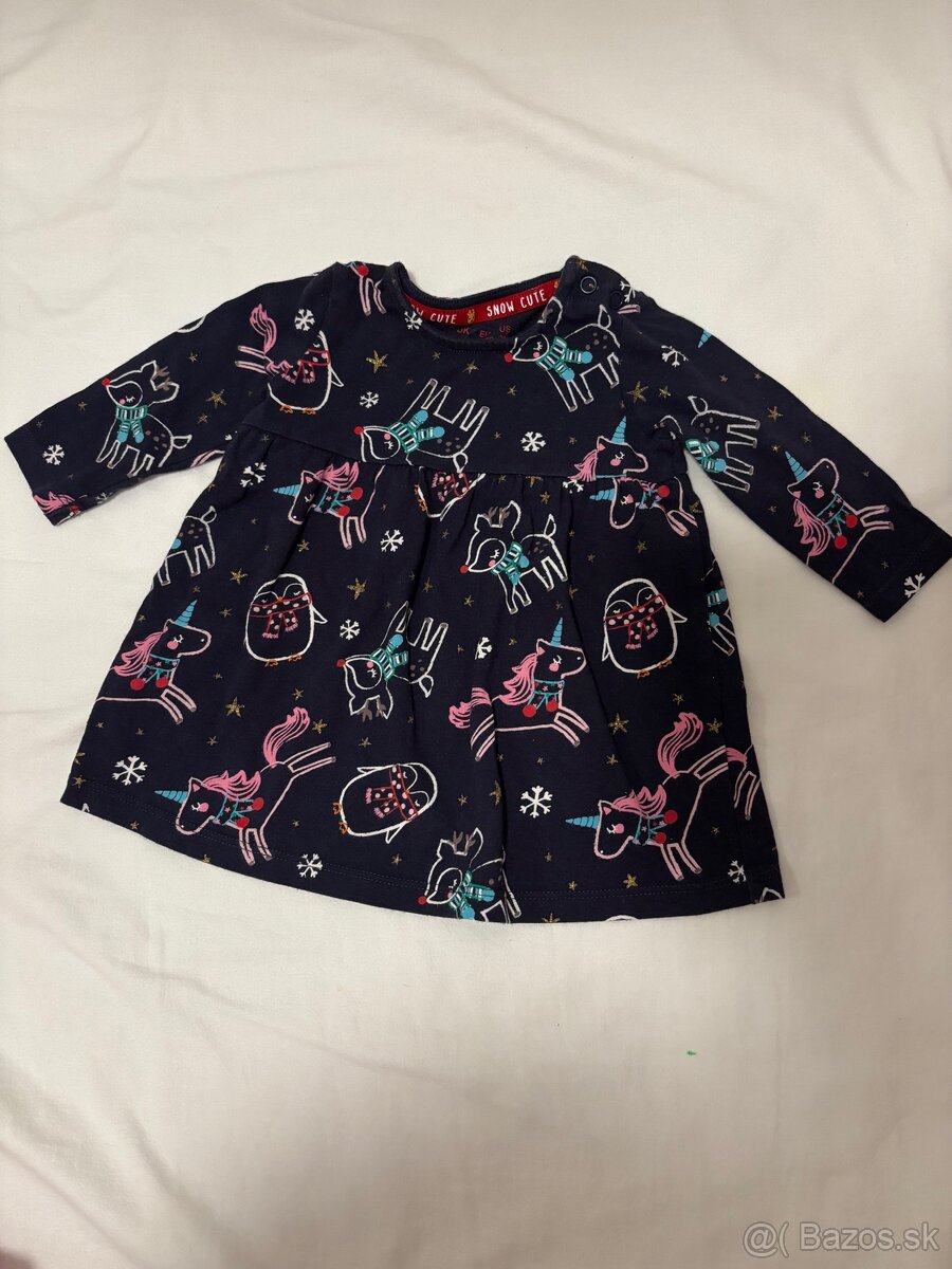 Vianočné oblečenie 62 (0-3 mesiace) - 8