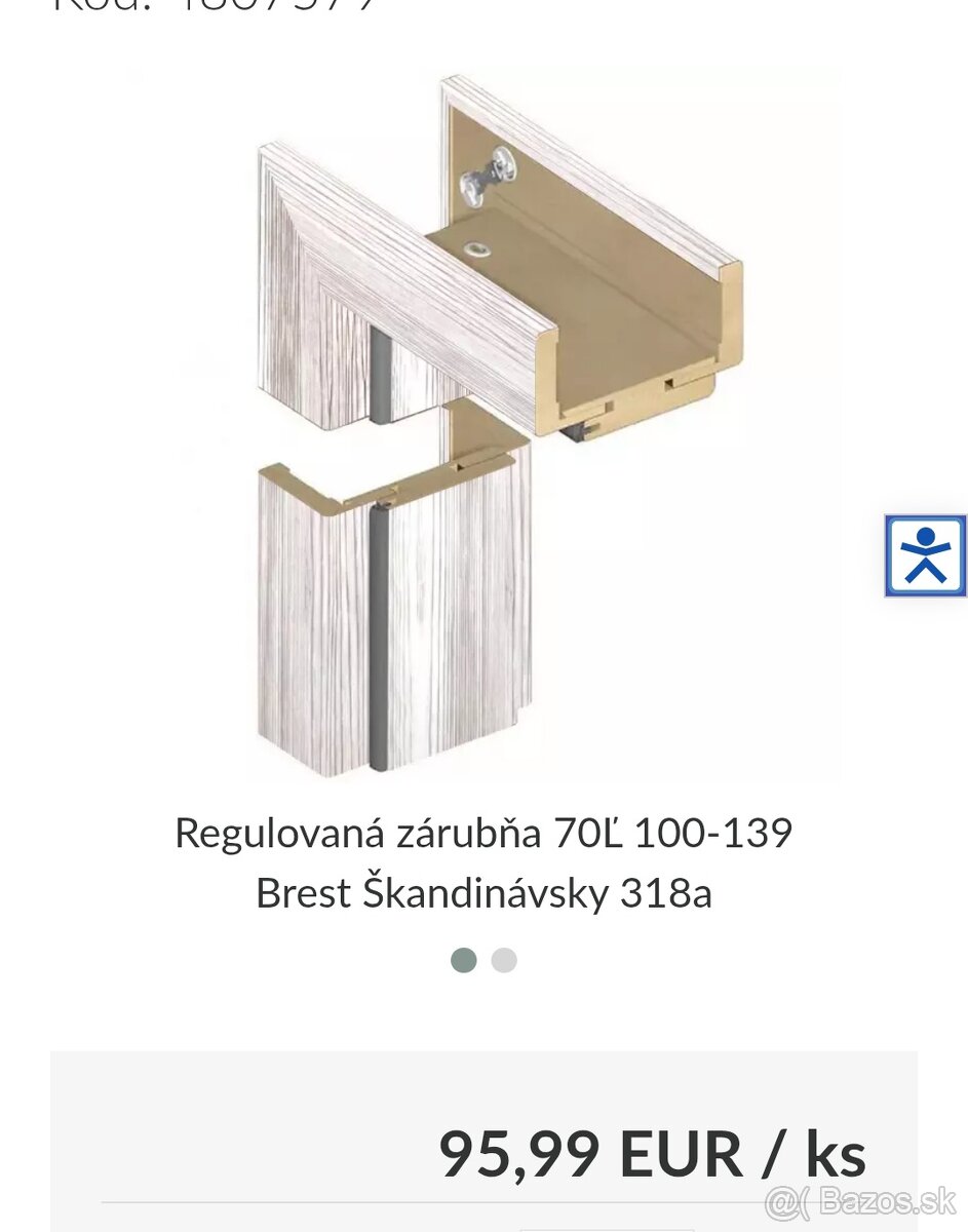 90ky a 70ky Interiérové dvere so zárubňami - 8