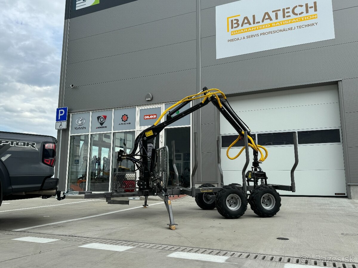 Vývozka - príves na drevo JANSEN HRW-30 3T - 8