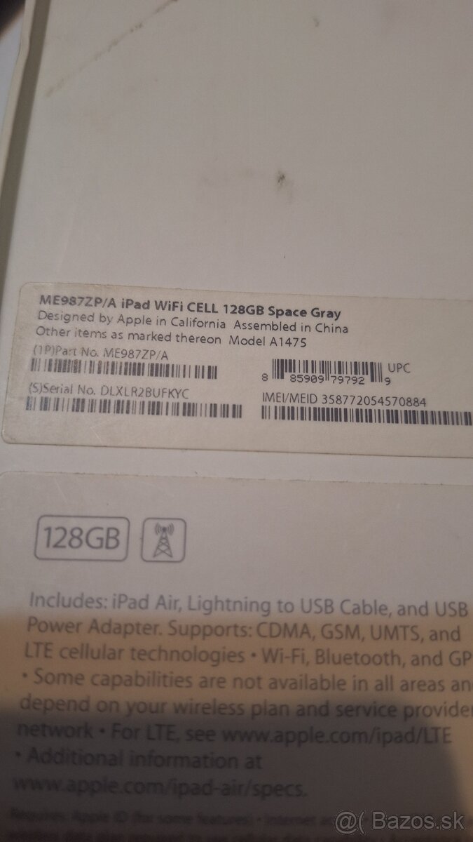 Ipad air A1475 128GB - 8