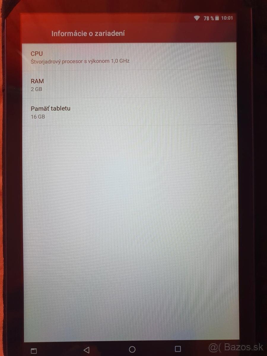 tablet Lenovo Tab 3 8" + puzdro, nab. kábel - 8