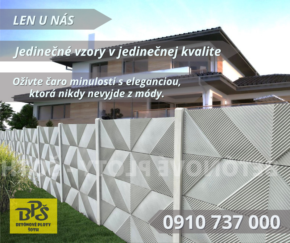 BETÓNOVÉ PLOTY (výroba - predaj - montáž) - 8