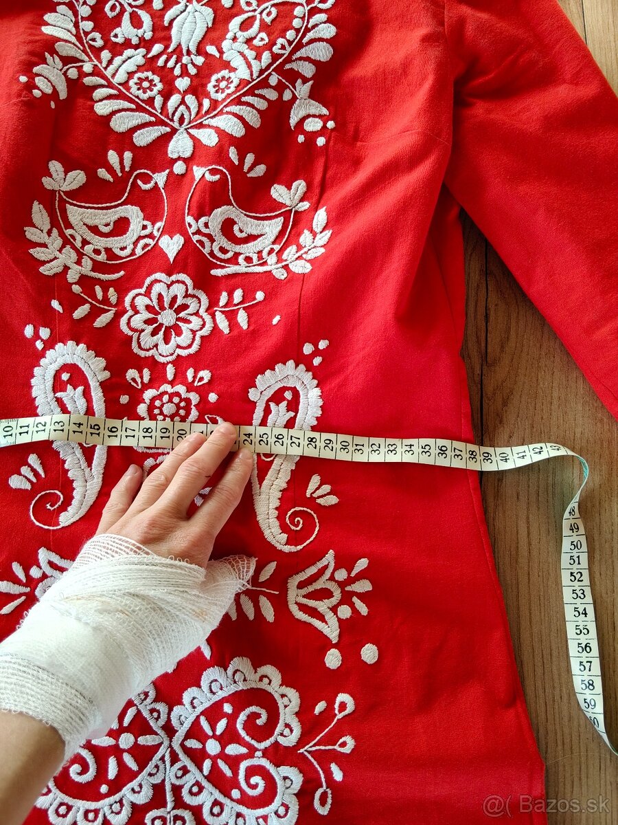 Folklórne šaty, spoločenské šaty, šaty na svadbu no - 8