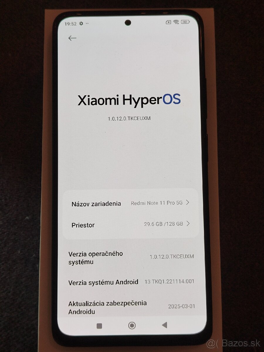 Predám Xiaomi Redmi Note 11 Pro 5G (6/128GB) – Graphite Gray - 8