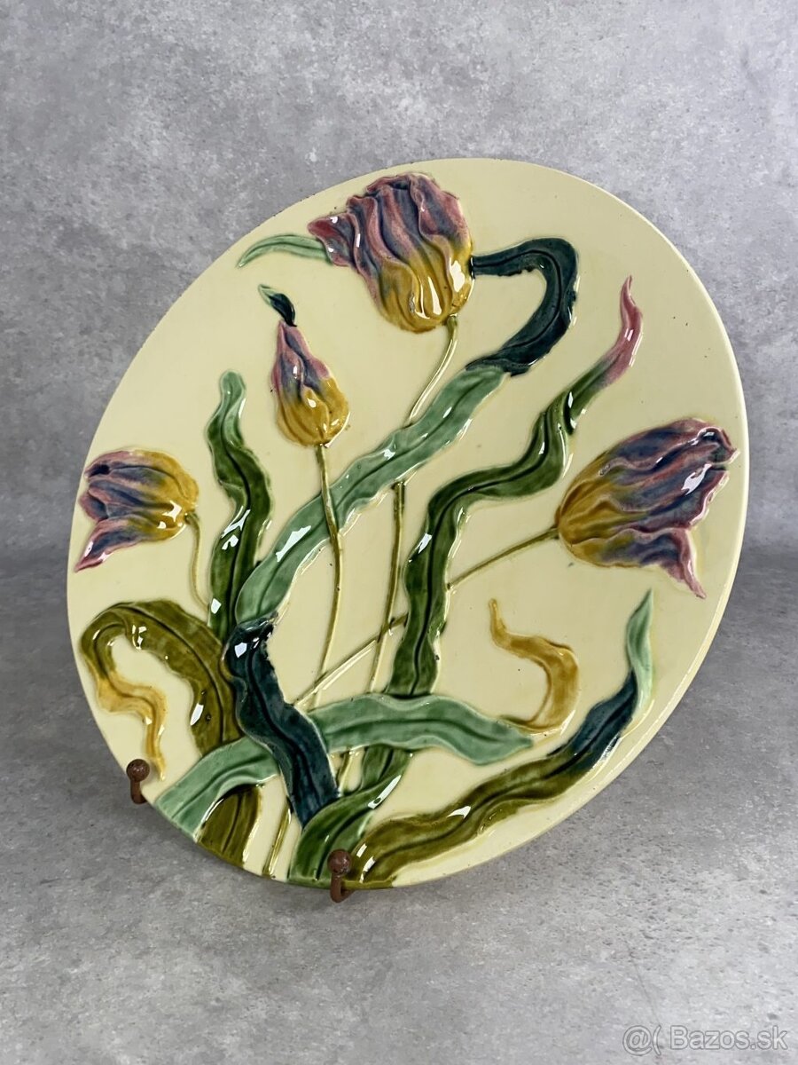 Kremnická kamenina Secesné taniere 32cm - 8