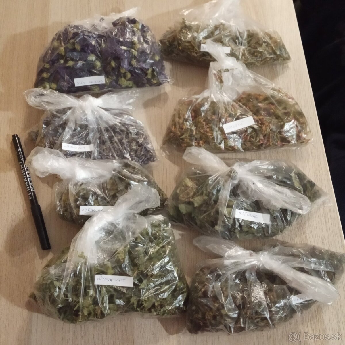 Sušené bylinky/sypaný čaj/korenie - 8