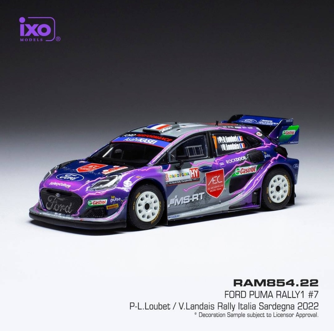 Modely Ford Puma Rally1 1:43 IXO - 8