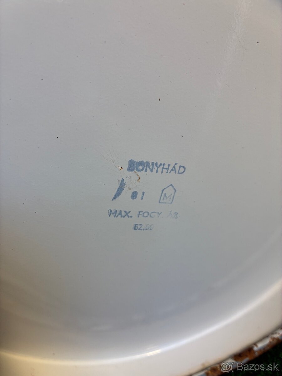 Smaltované vedro zdobené - 8