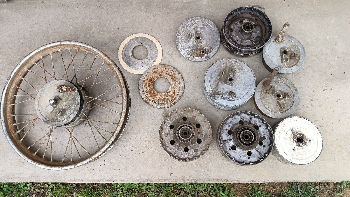 Predám stredy kolies Jawa - 8