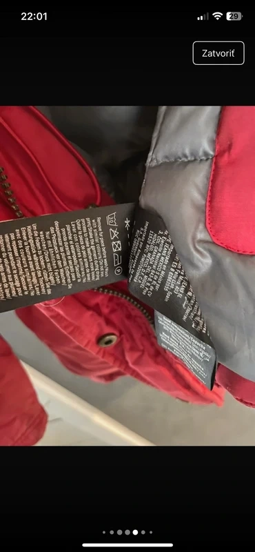 Pepe Jeans červená zimná bunda s kapucňou, veľkosť M - 8