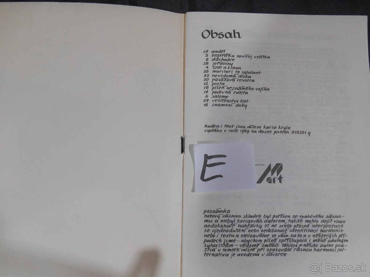 Karel Kryl - spevníky - 8