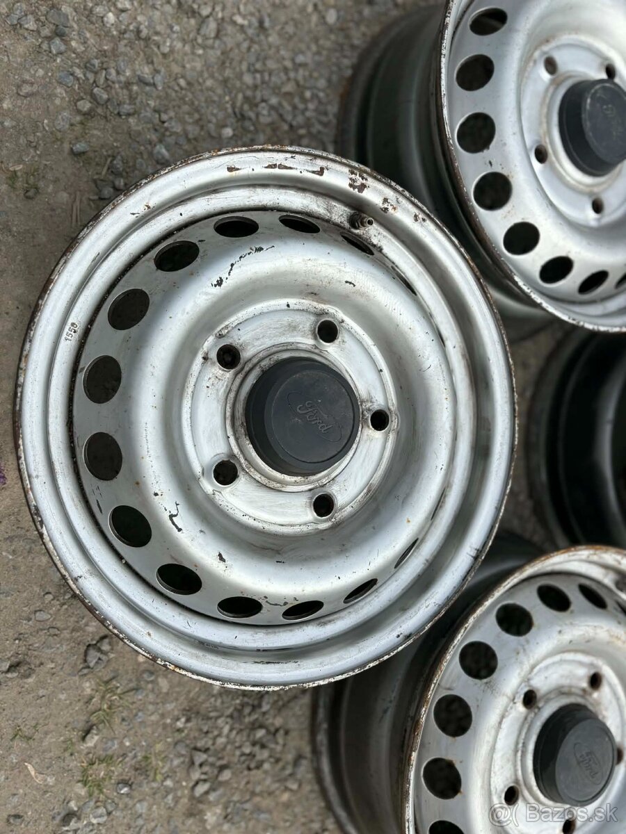 Plechové disky 5x160 r16 originál Ford - 8