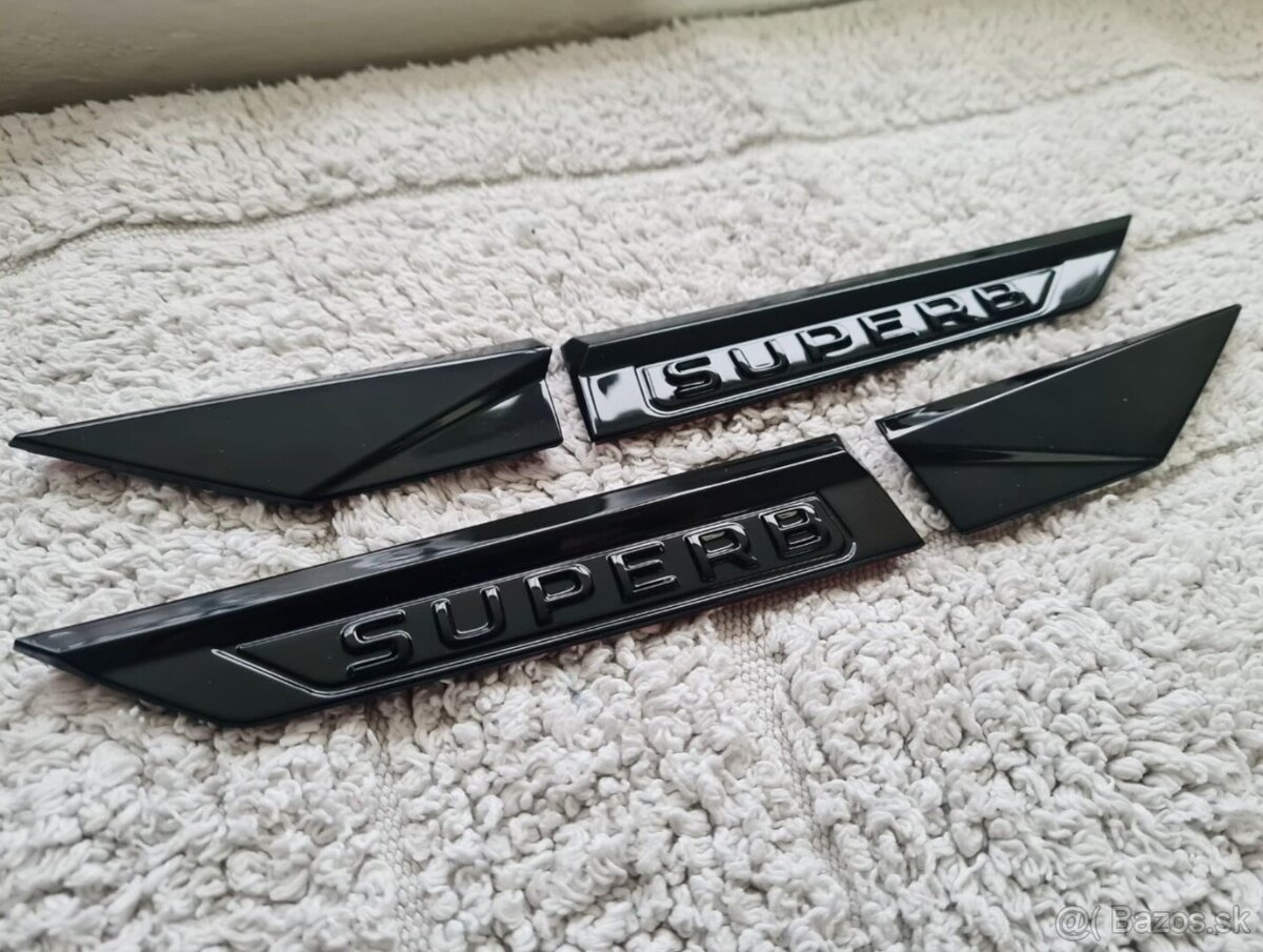 Čierne nápisy na blatník pre ŠKODA modely - 8