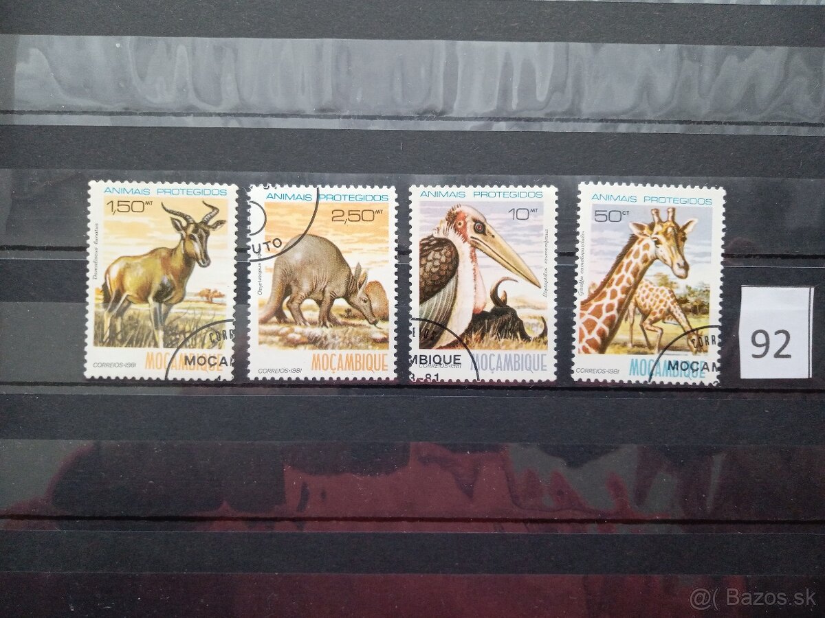 Poštové známky č.428 - FAUNA SVETA V. - 19 sérií - 8