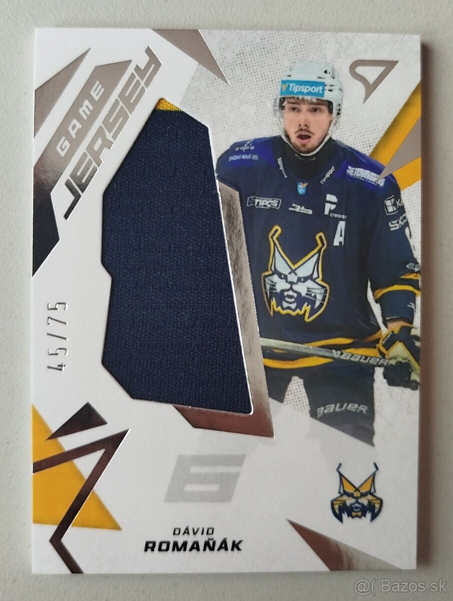 Hokejové kartičky TIPSPORT LIGA 2025/2026 Jersey, podpisy... - 8