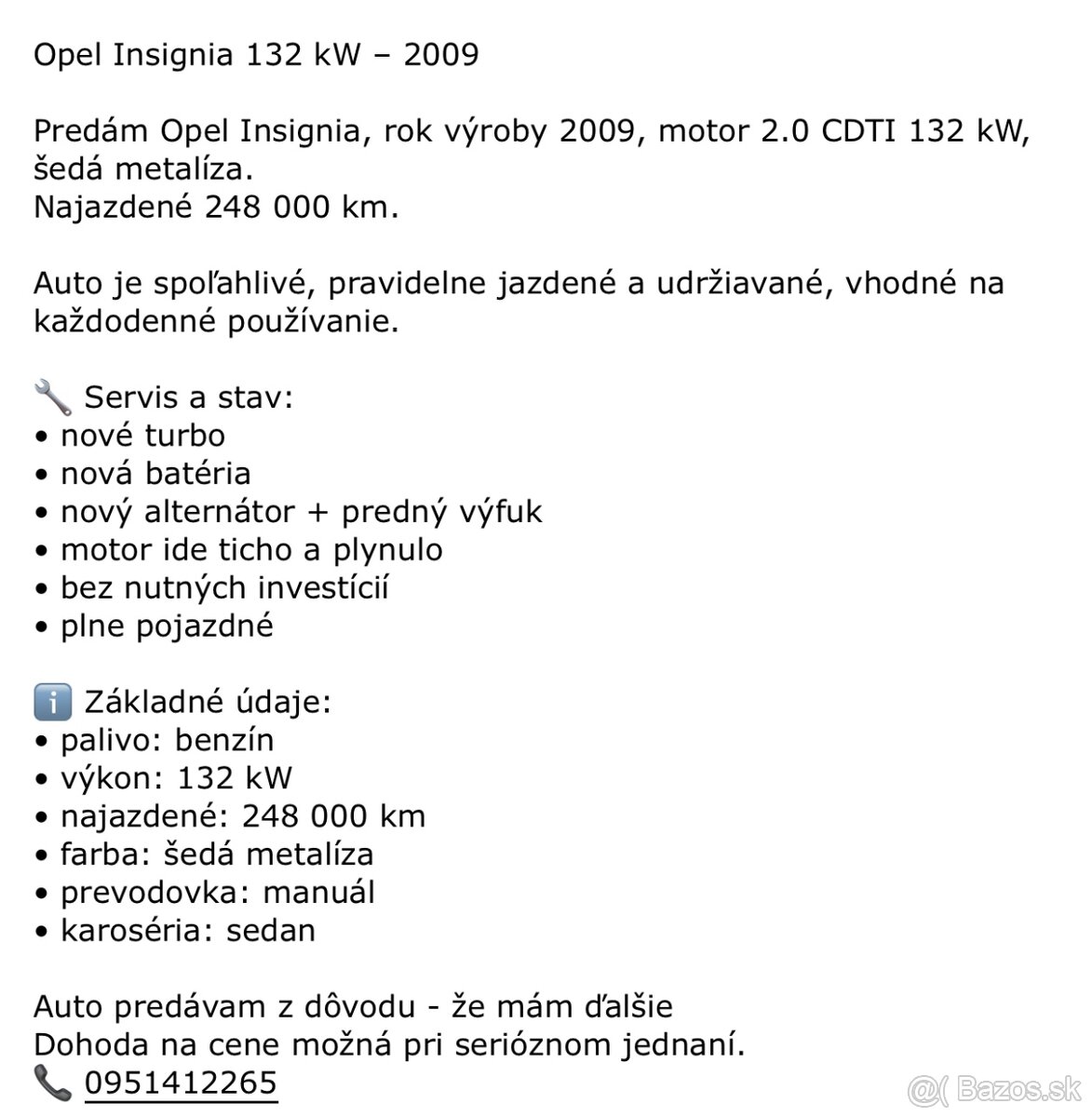 Opel Insignia turbo 132kw-2009/10. - 8