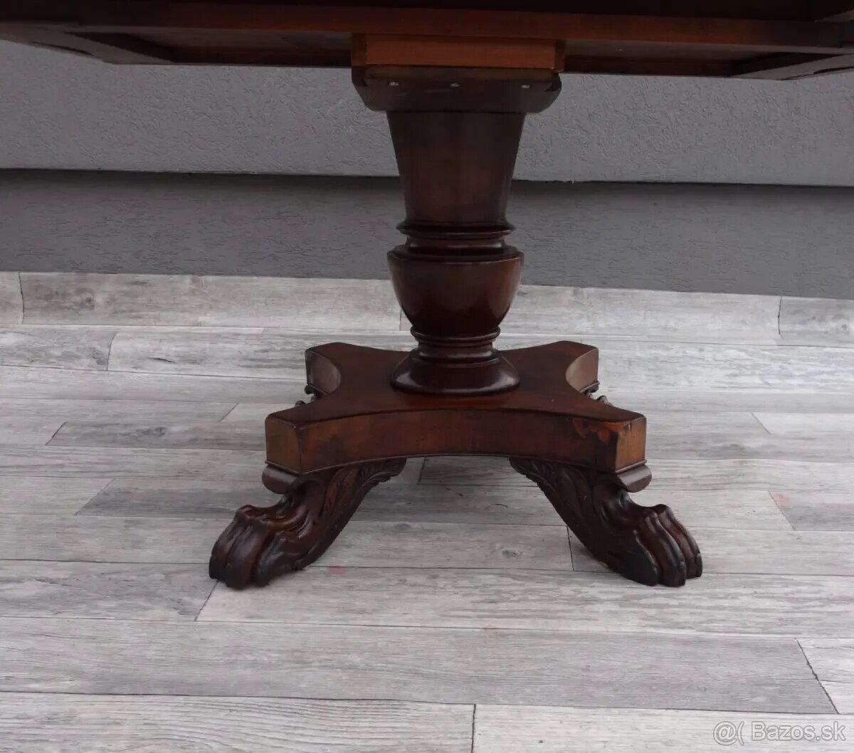 Stôl starožitný – rozkladací. - 8