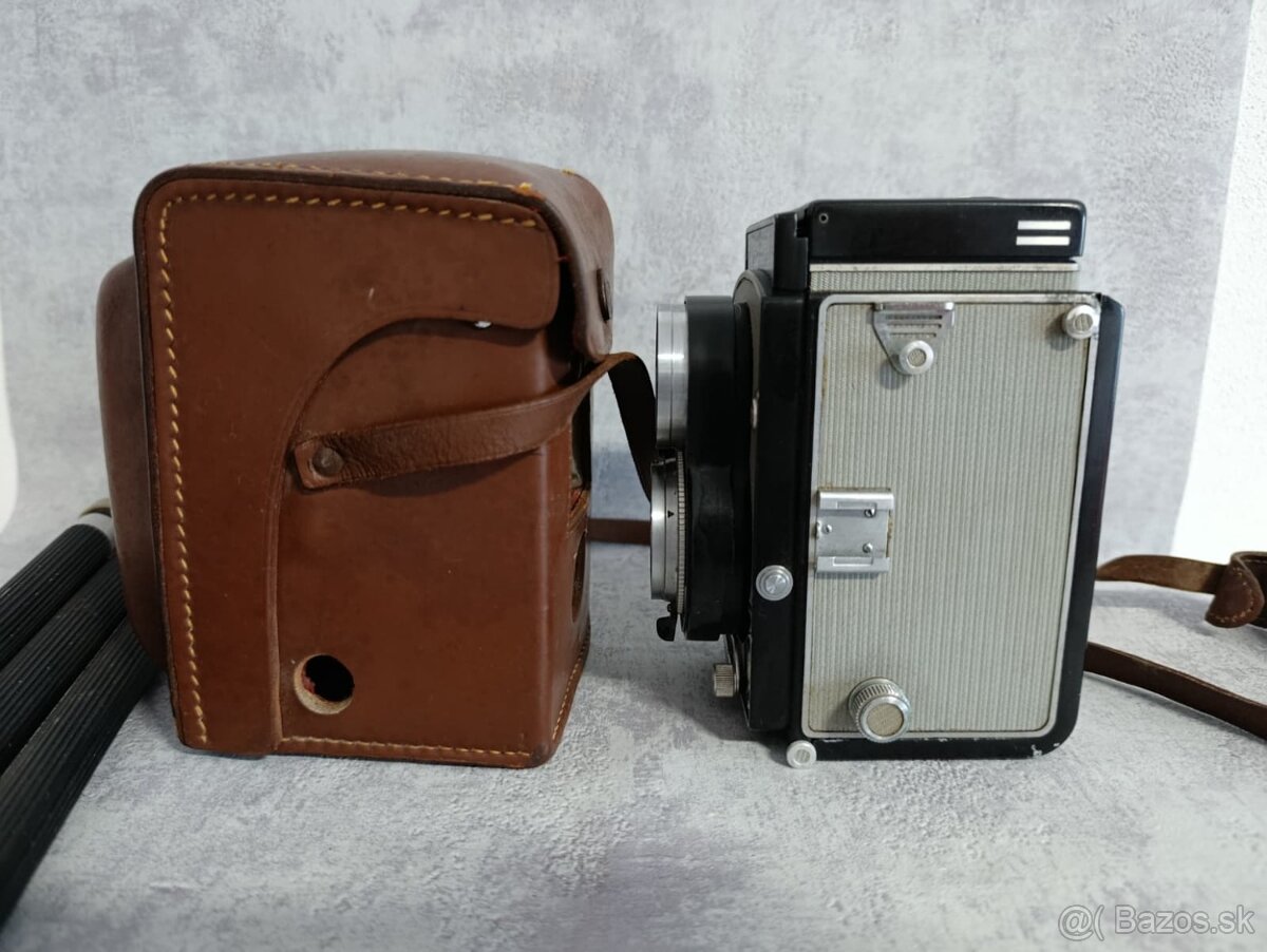 Starý fotoaparat Flexaret AUTOMAT + koz.pouzdro + STATIV - 8