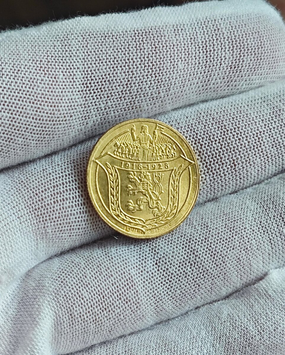 2 dukat 1928. Jsem ražen z českého kovu - 8