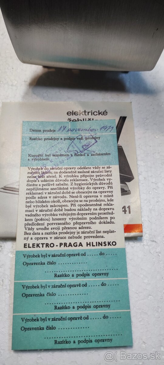 Retro žehlička -počitadlo - 8