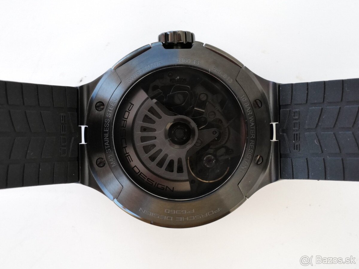 Porsche Design, model P6360 white dial, originál hodinky - 8