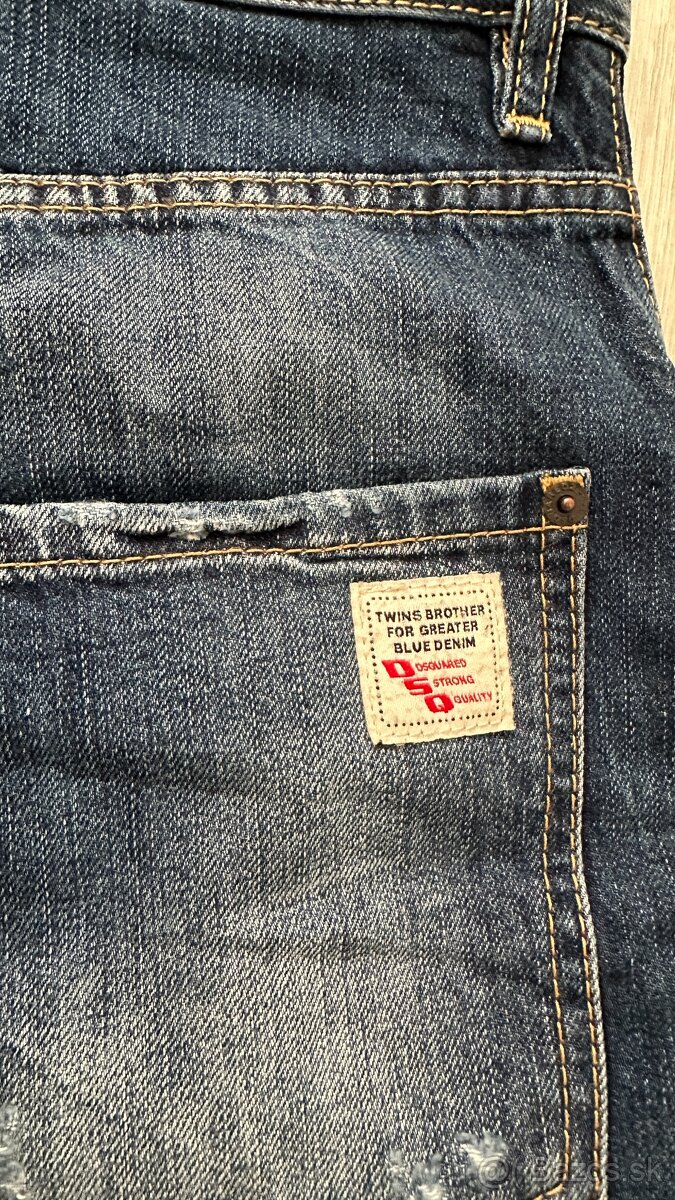 Pánske štýlové džínsy DSQARED2 - veľkosť48 - 33/31 - 8