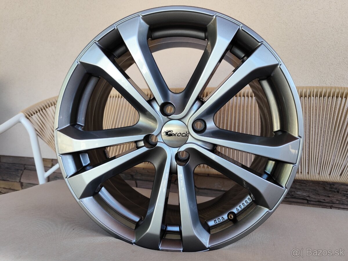 4x100 r17 hliníkové disky Renault, Nissan, Honda, Hyundai - 8