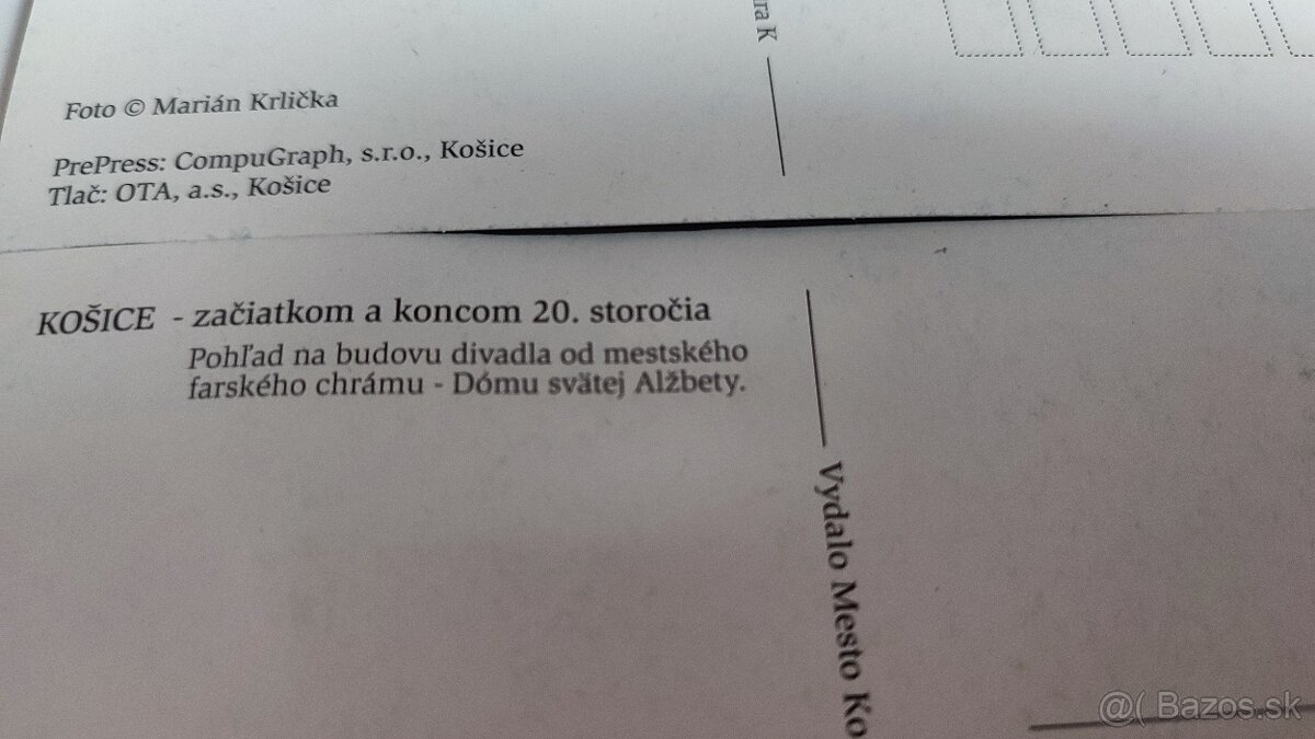 Pohľadnice - KOŠICE začiatkom a koncom storočia - 8
