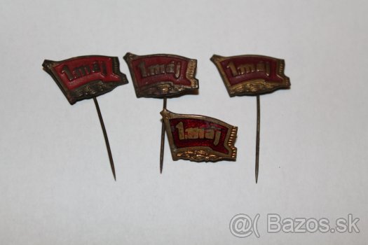 Odznaky "1. M Á J A" a iné. - 8