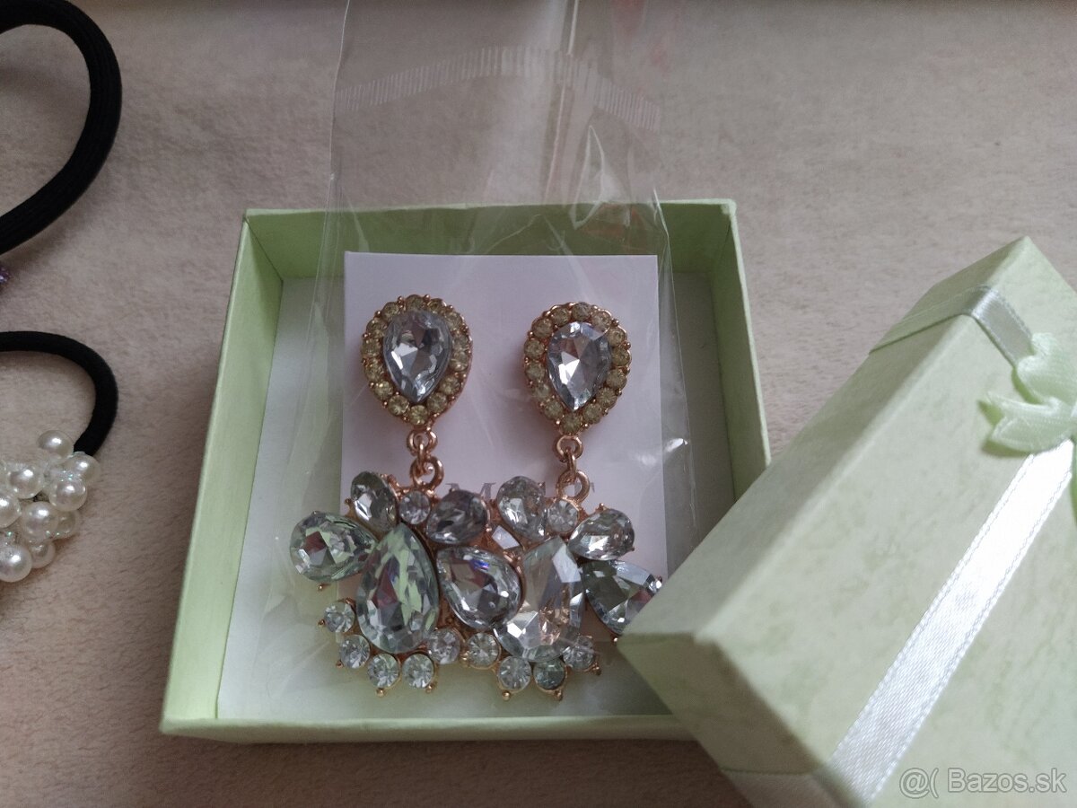 NOVÉ vlasové doplnky a svadobné náušnice (osobný odber) - 8