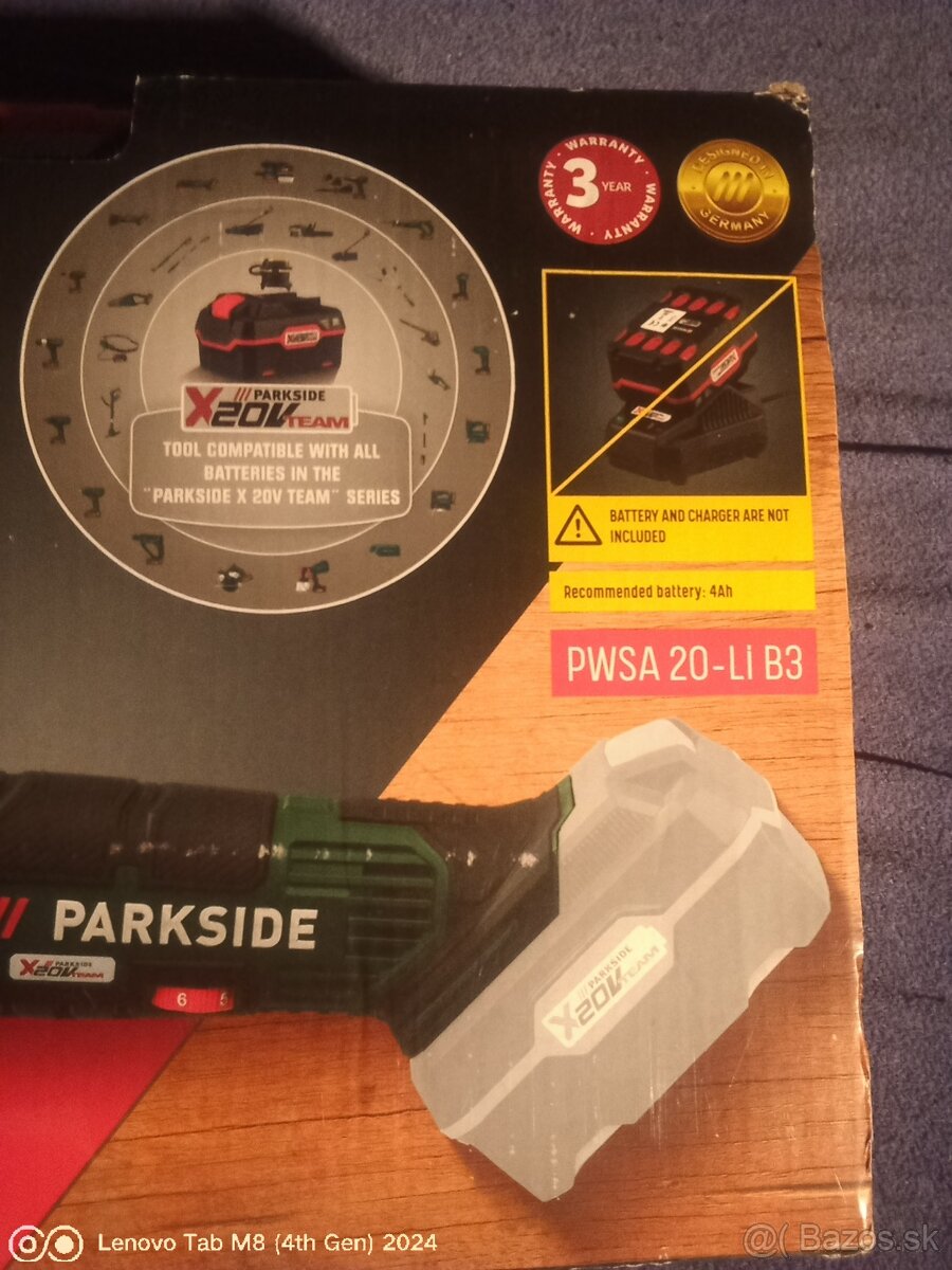 Predám aku uhlovú brúsku flexa parkside nova - 8