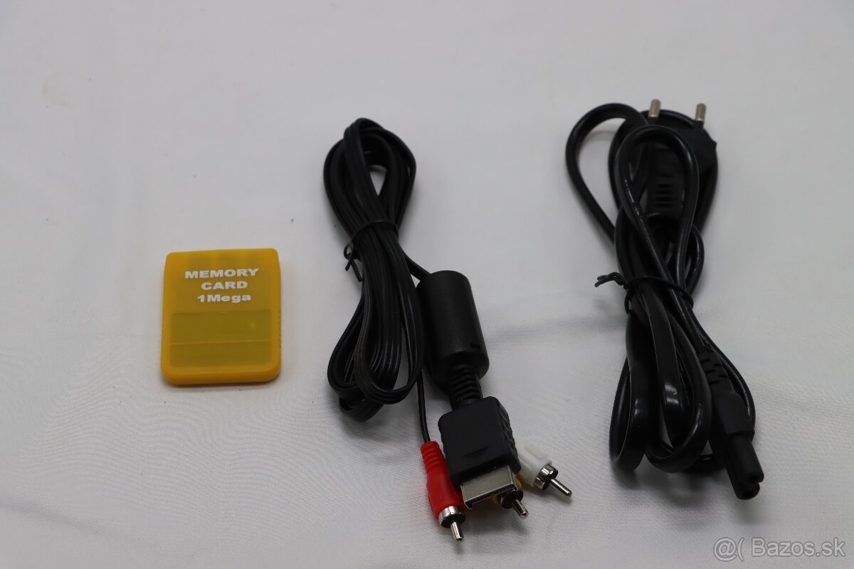 PlayStation 1 FAT SCPH-7502 + Dual Analog + karta + káble - 8