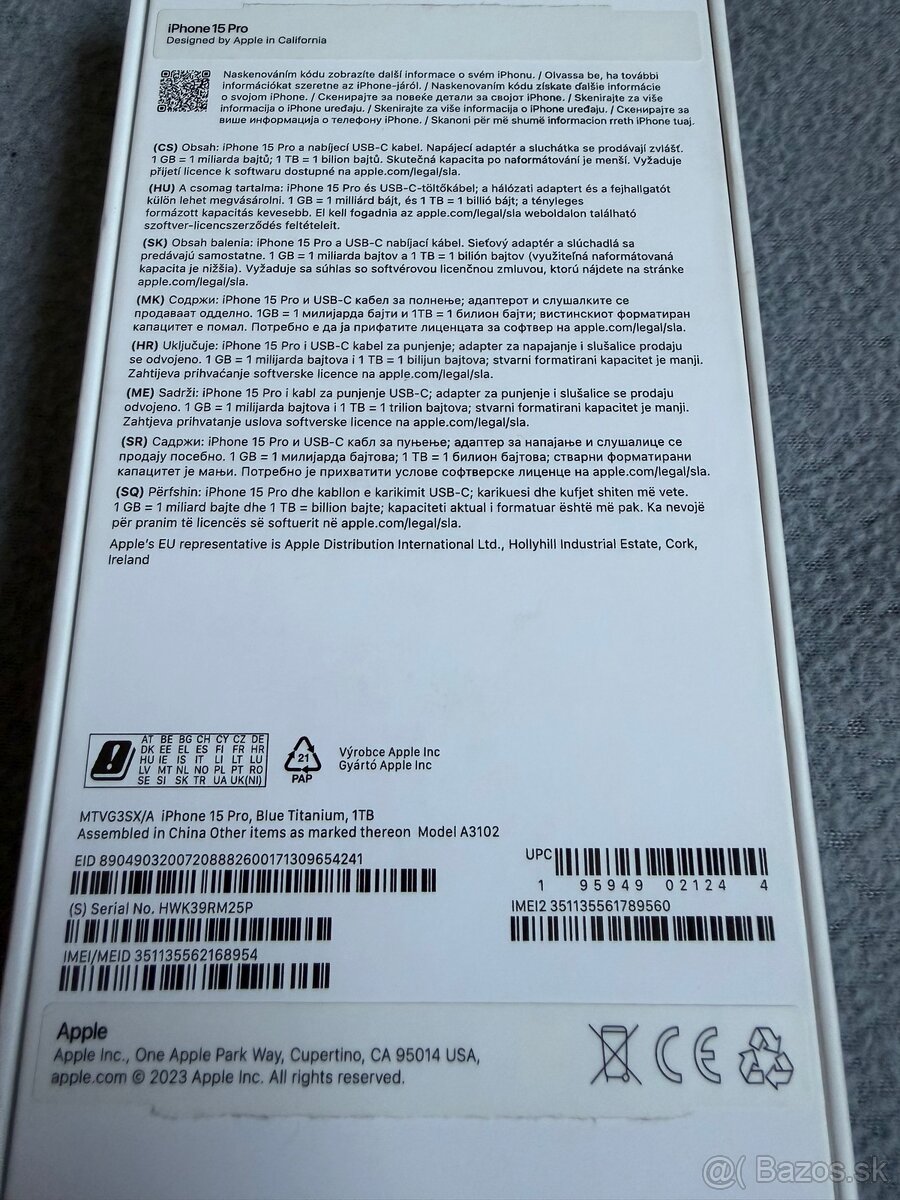 iphone 15 pro 1TB blue titanium - 8