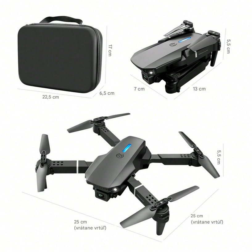 MINI Dron SKYPRO + 3 batérie - 8