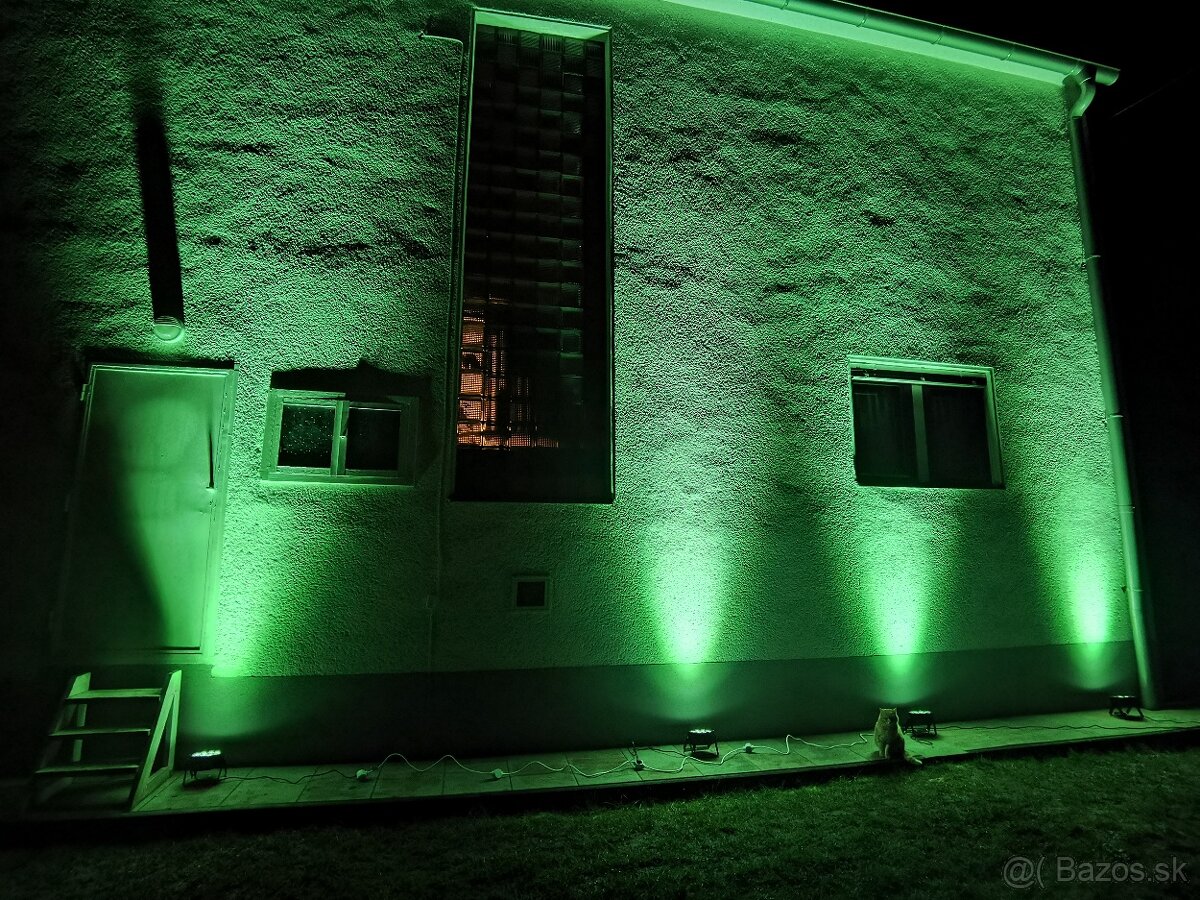 4ks led par reflektory RGBW-140W + Taška - 8